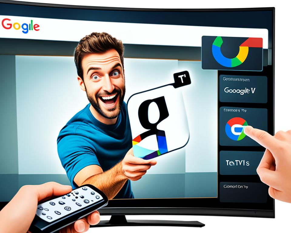 como acessar google tv