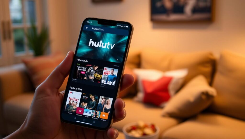 Assistir TV no celular com aplicativo HuluTV