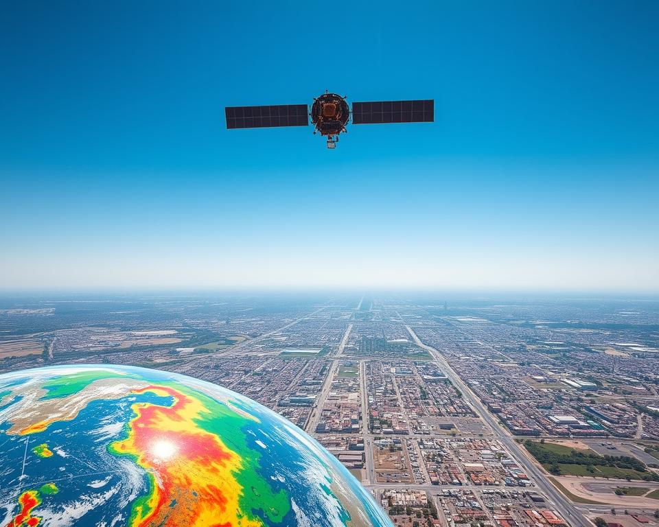 Monitoramento por imagens de satélite Monitoramento por imagens de satélite