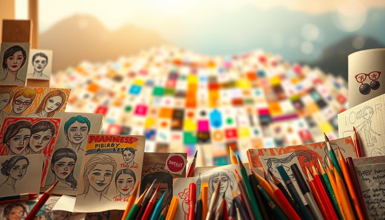 Transforme rostos em desenhos