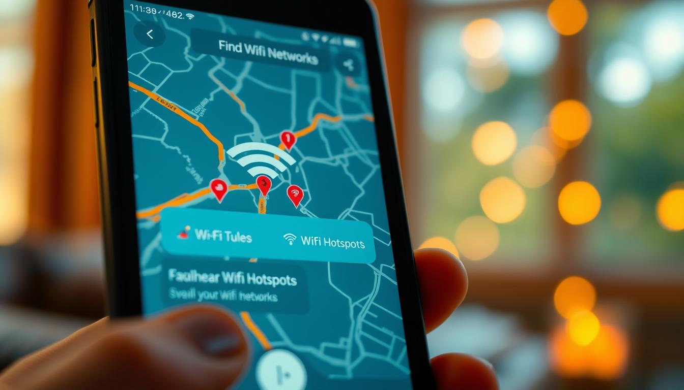 Aplicativos mostram Wi-Fi perto