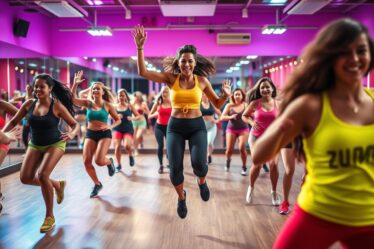 Queime calorias com zumba