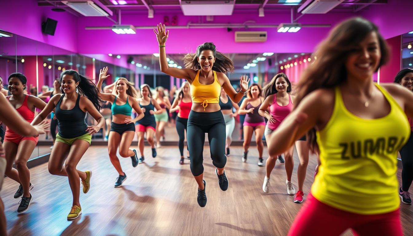 Queime calorias com zumba