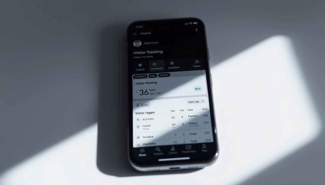 aplicativo rastreador de visitas