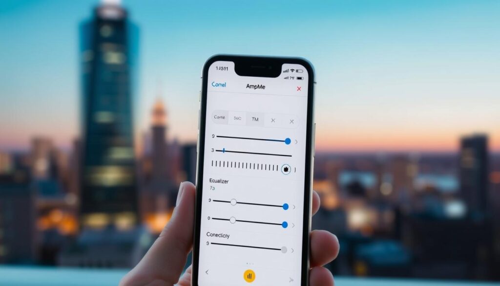 configuração do aplicativo ampme