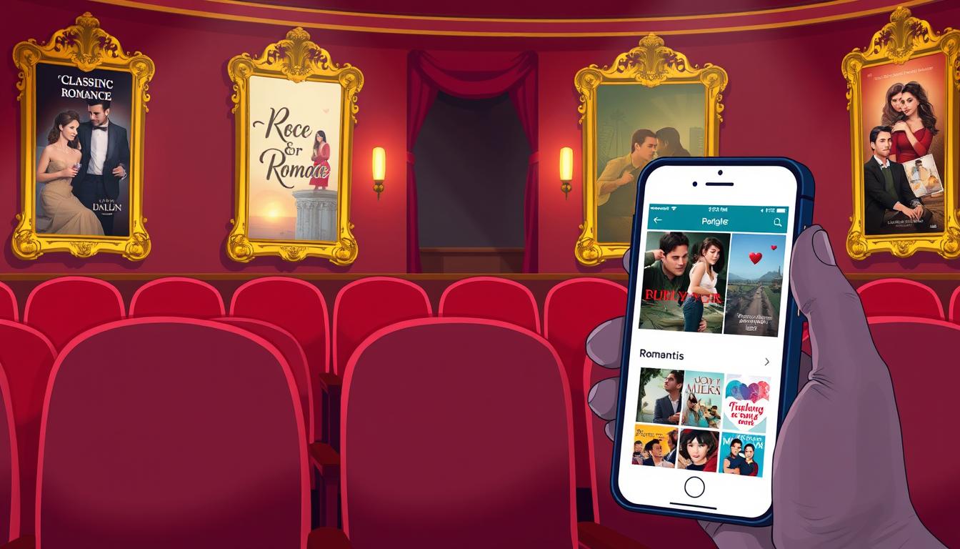 Clássicos e Lançamentos: Veja Filmes de Romance com Apps Grátis