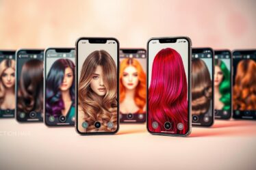 Aplicativos simular cortes e cores de cabelo