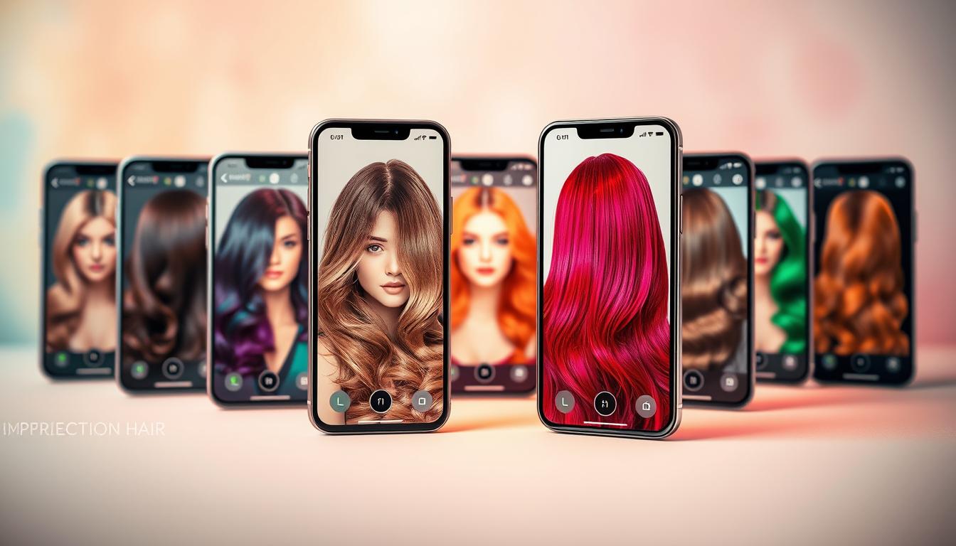 Aplicativos simular cortes e cores de cabelo