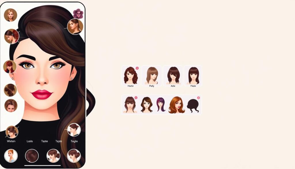 aplicativo de mudança de cabelo