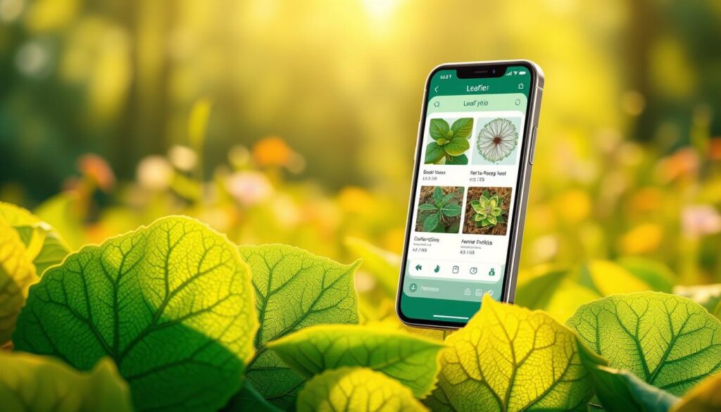 Leafie app funcionalidades
