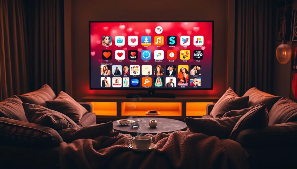 aplicativos de filmes de romance
