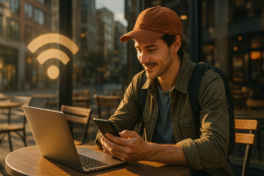 Wi-Fi grátis instantâneo: conecte-se com apenas um toque