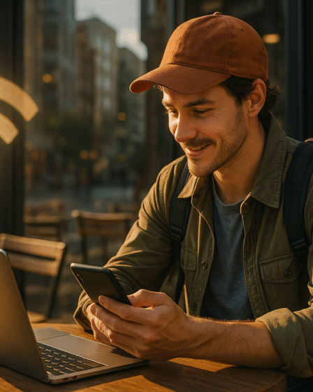 Wi-Fi grátis instantâneo: conecte-se com apenas um toque