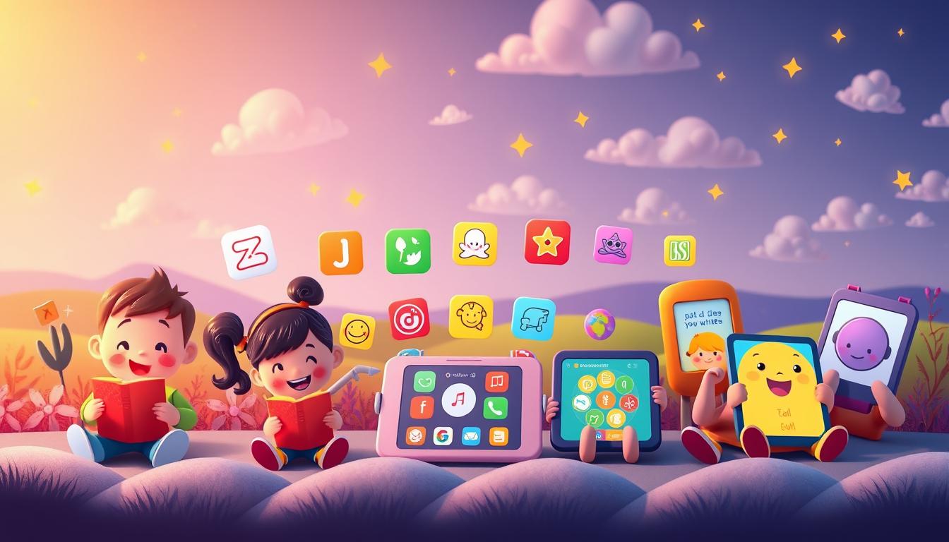 Aplicativos de alfabetização