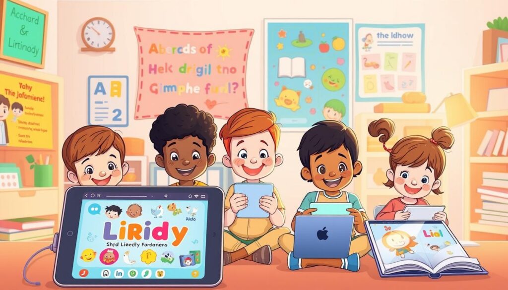 aplicativo de alfabetização