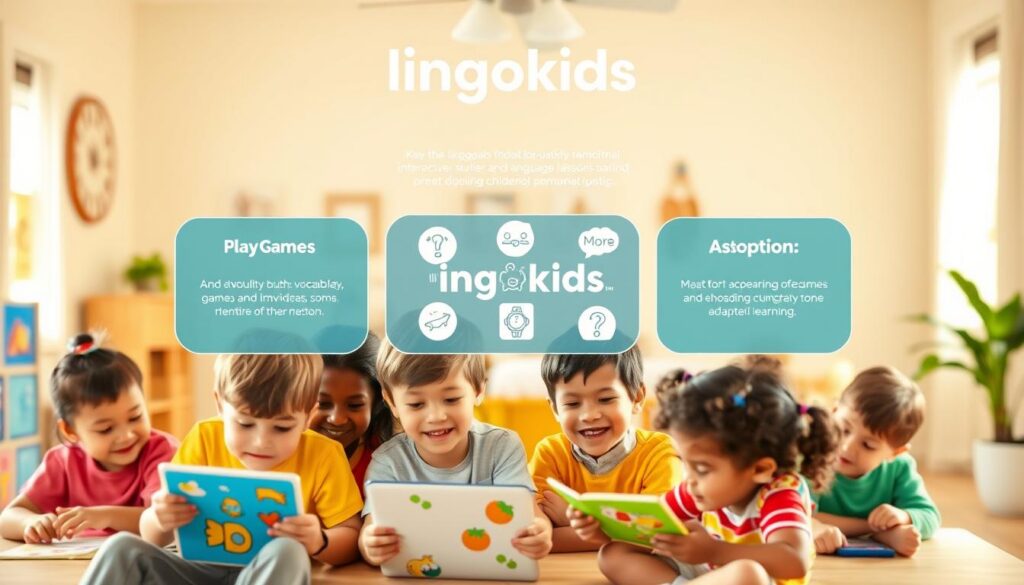 funcionalidades do Lingokids