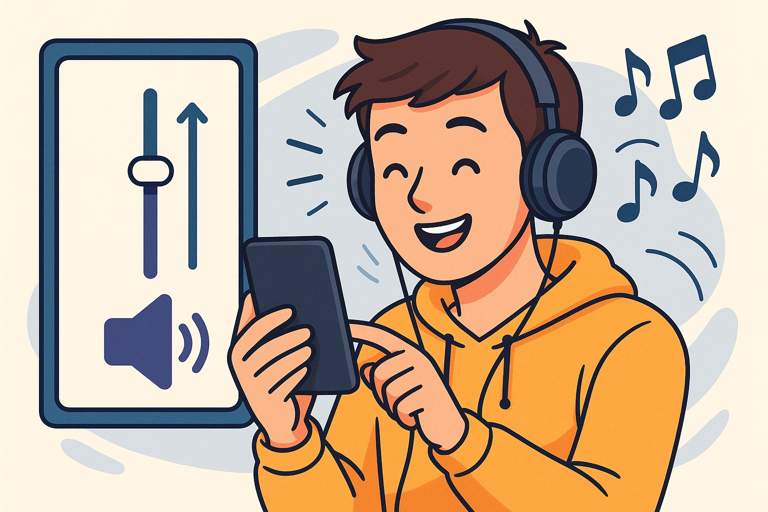 Dê potência máxima ao som: aumente o volume do seu celular