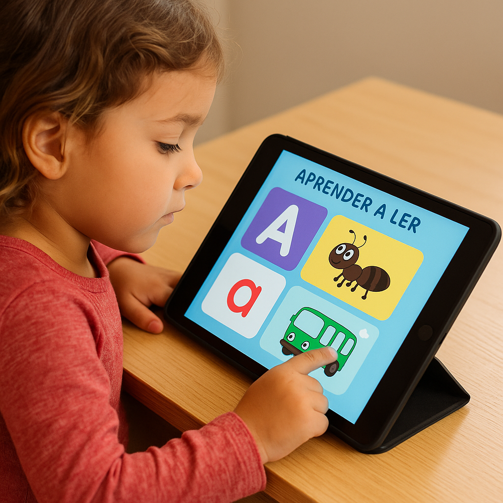 Aplicativos para alfabetizar crianças brincando e aprendendo