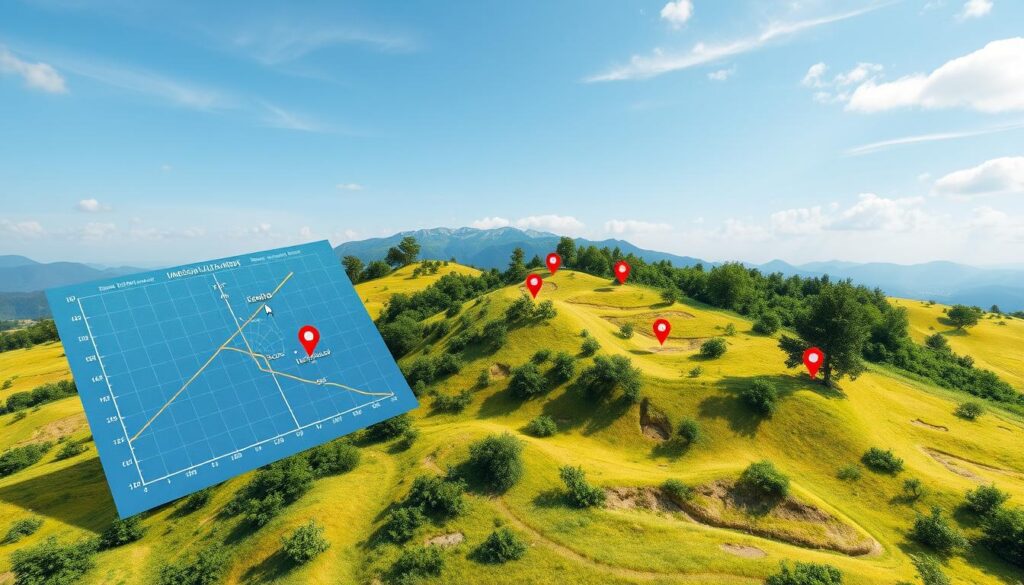 mapeamento 3d de área do lote