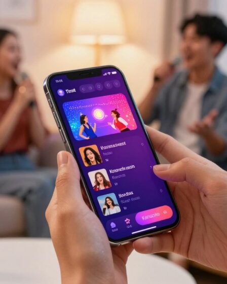 Aplicativos de karaokê