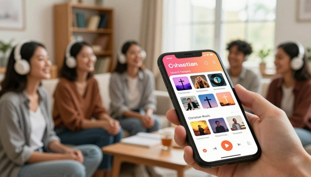 aplicativo de música cristã