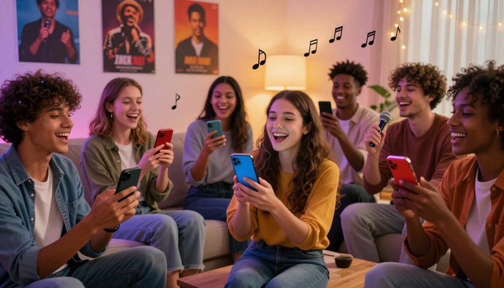 benefícios de aplicativos de karaokê