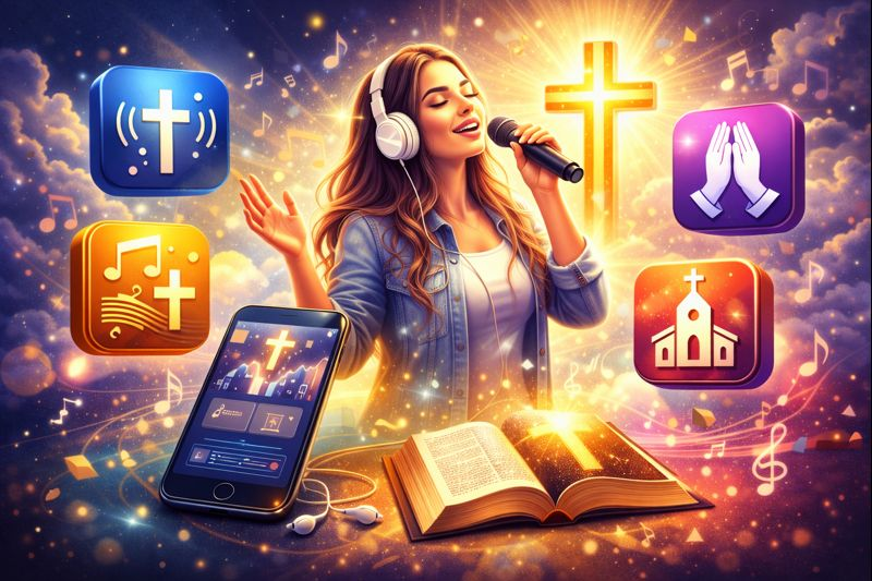 Como ouvir músicas cristãs grátis usando aplicativos