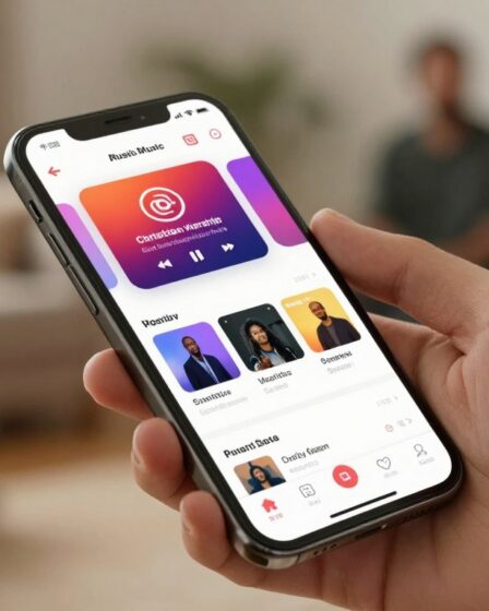 ouvir louvores no celular