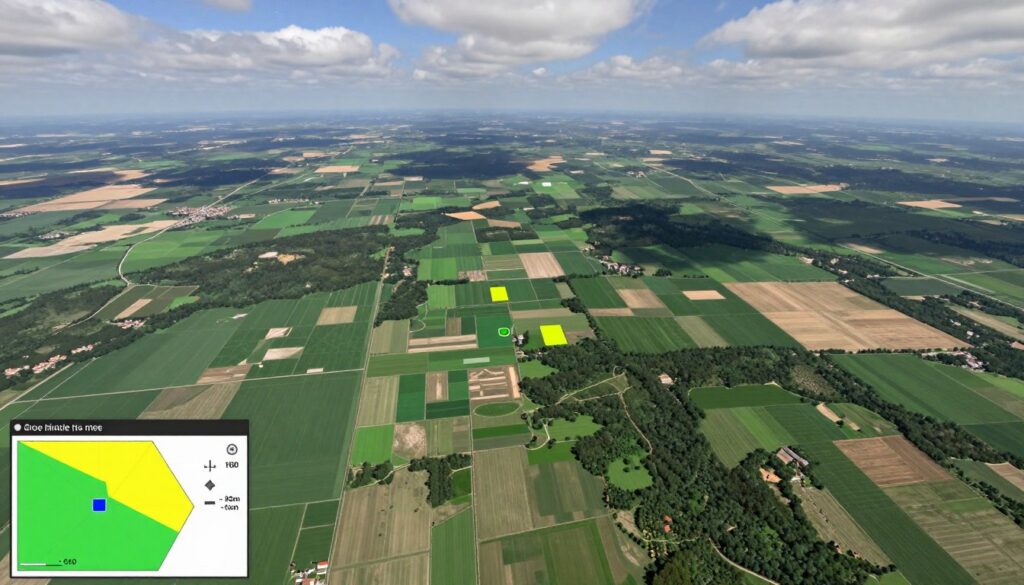 Google Earth medição de áreas