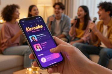 Karaokê no celular