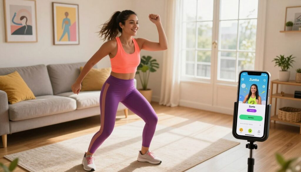 como praticar Zumba em casa