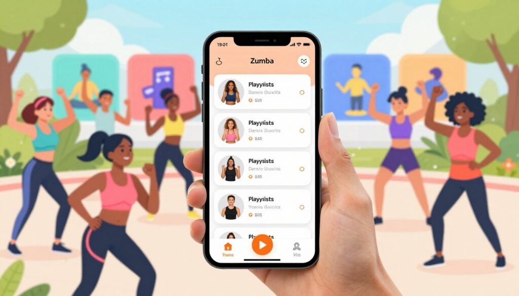 vantagens de usar um aplicativo de Zumba