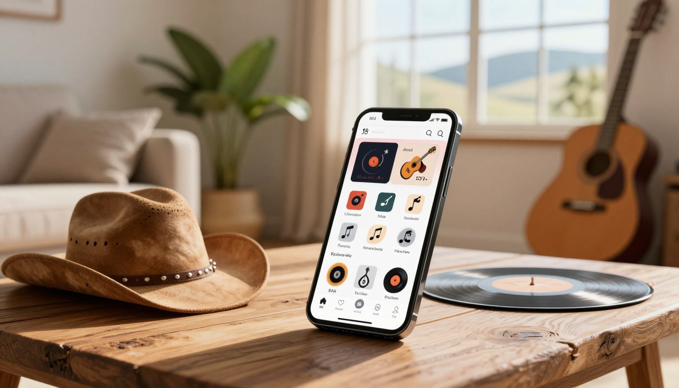 Apps para ouvir música country