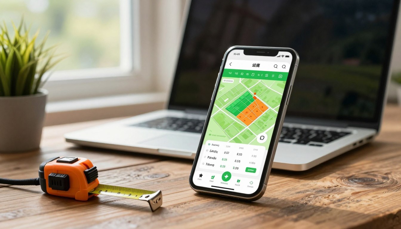 Calcular Área de Terrenos