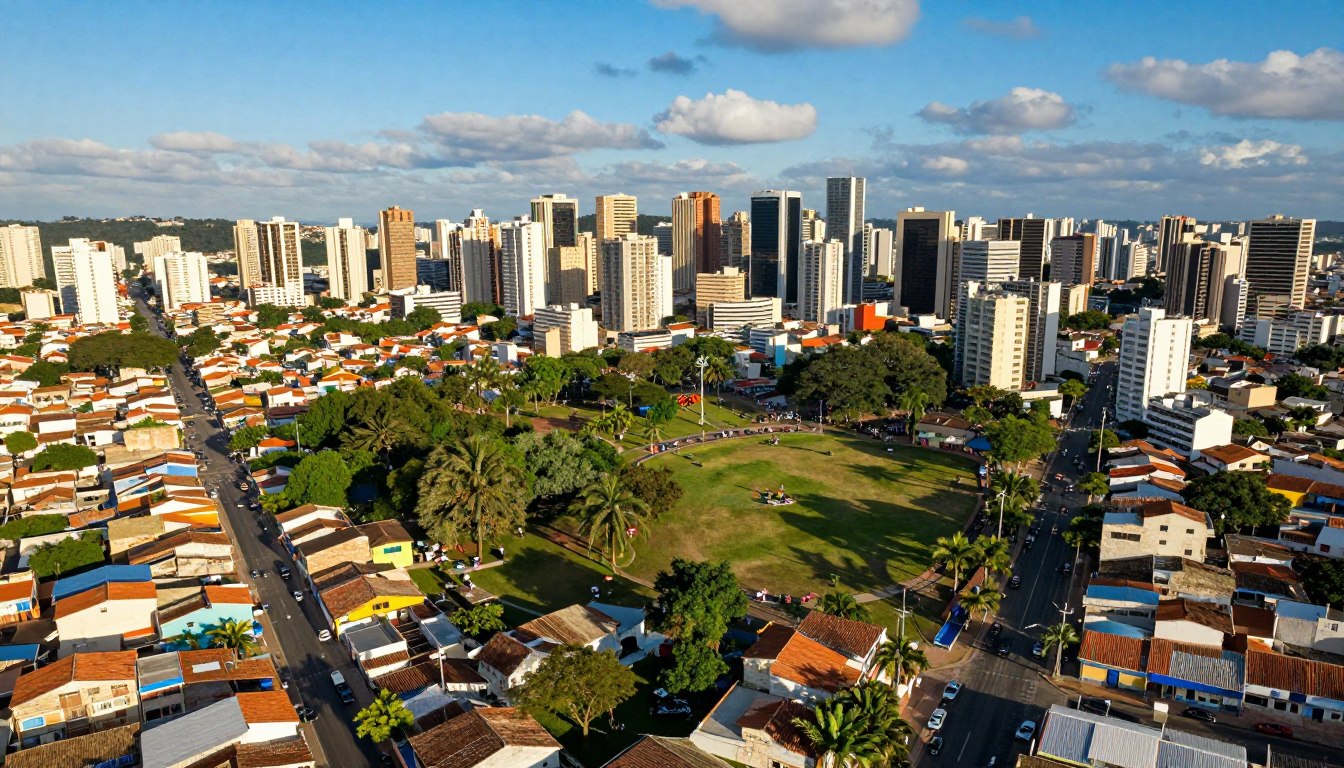Casas e Cidades Pelo Satélite