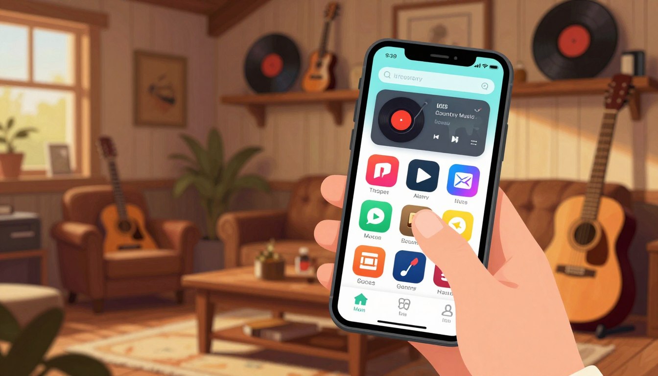 Melhores Apps de Música Country