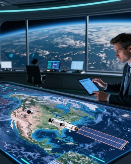 Satélite Para Explorar o Mundo