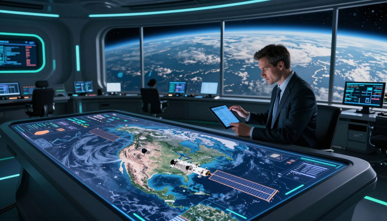 Satélite Para Explorar o Mundo