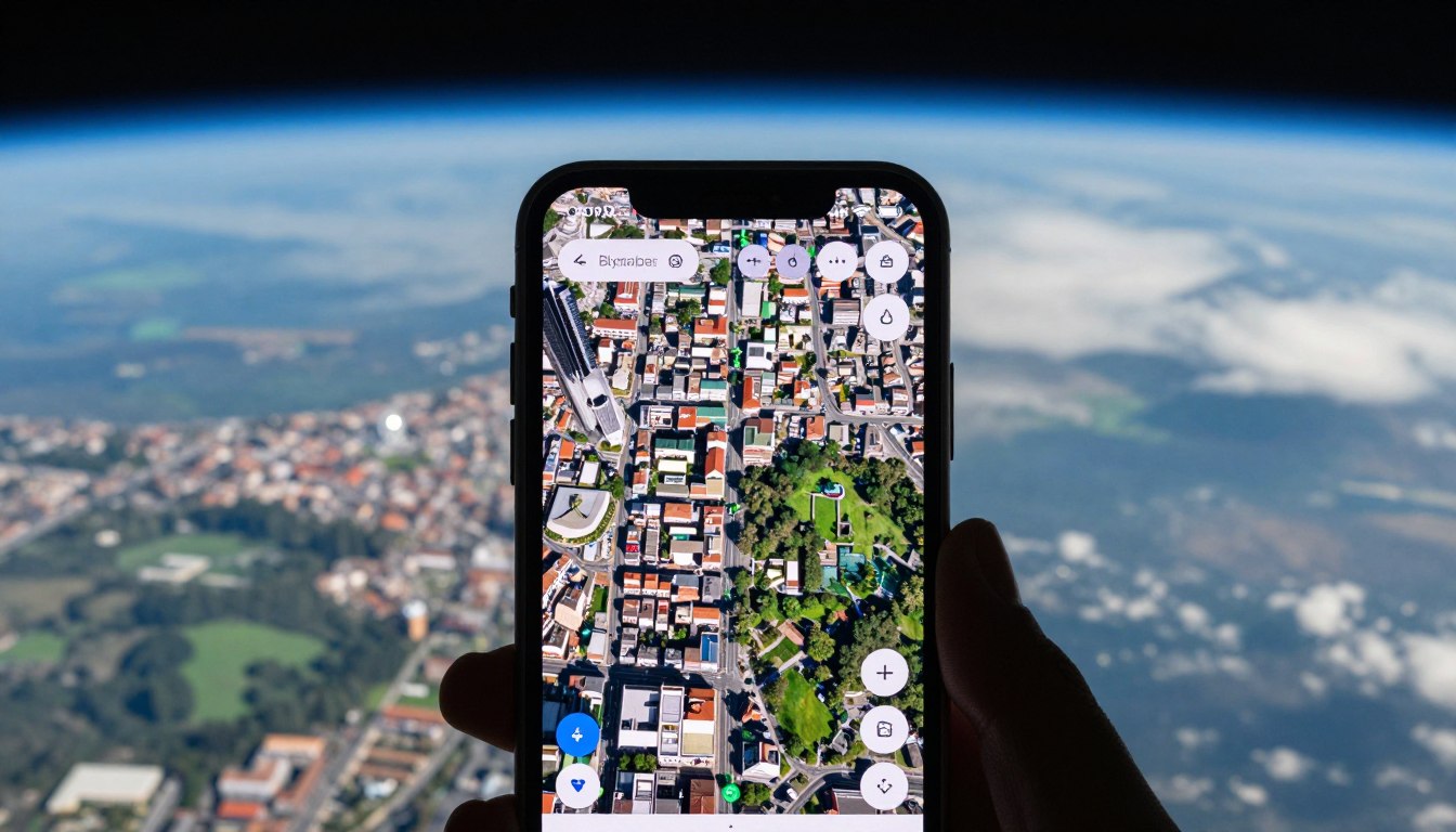 Ver Qualquer Lugar Pelo Satélite no Celular