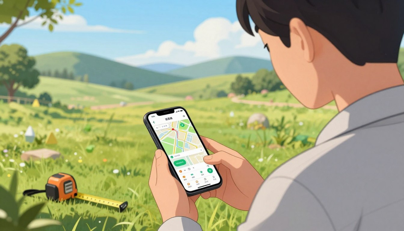 Como medir terreno usando aplicativos gratuitos no celular