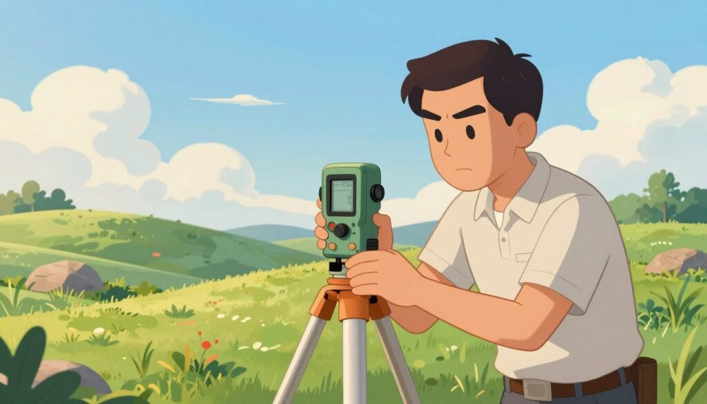 medir terreno com precisão