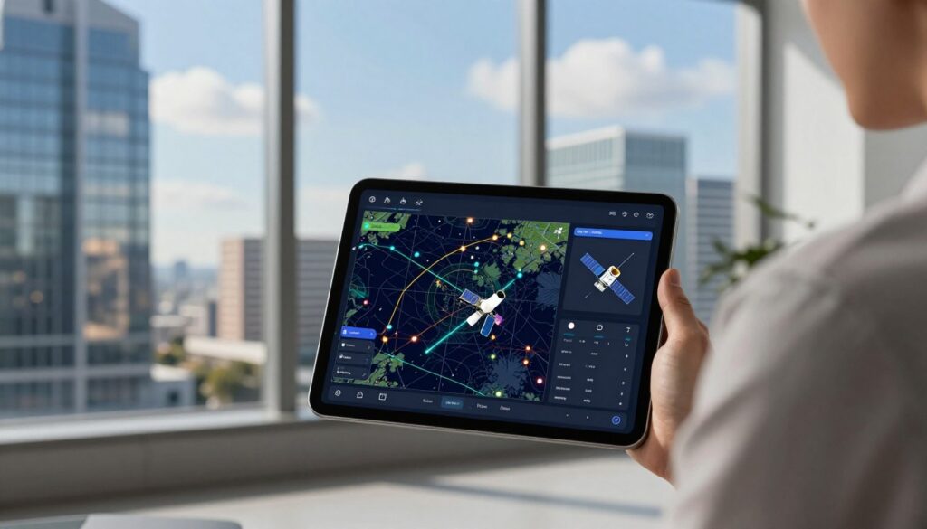 rastreamento de satélites