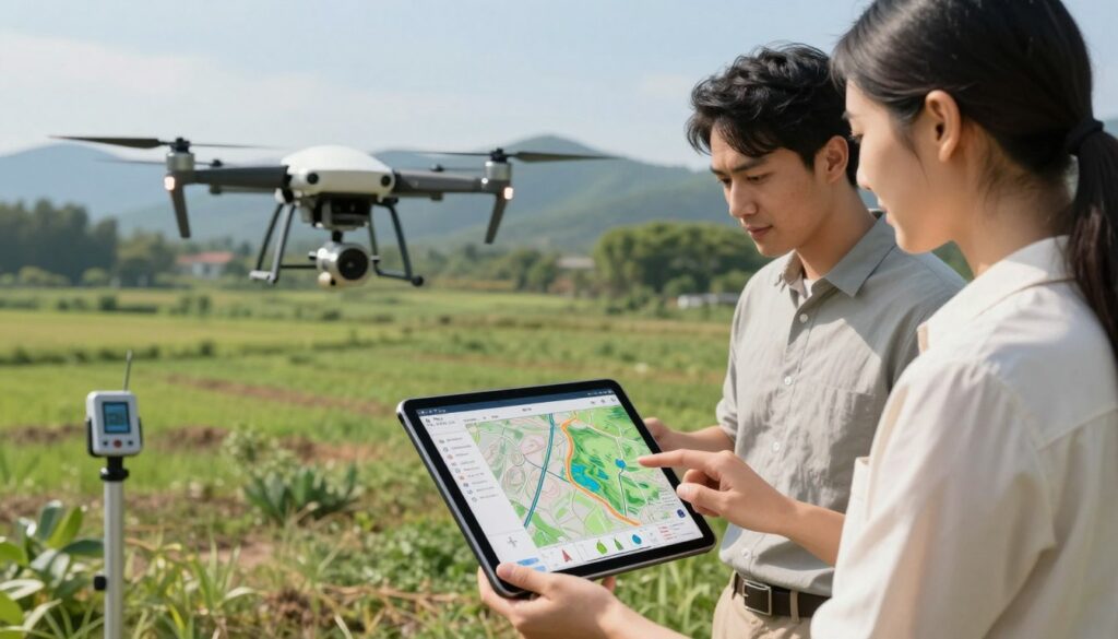 tecnologia de medição de terrenos