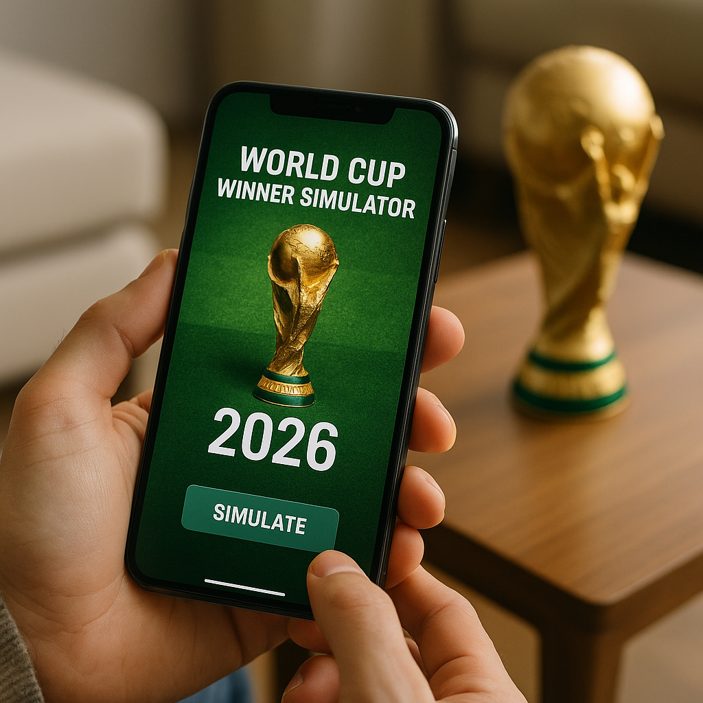 Aplicativos para simular vencedores da Copa 2026