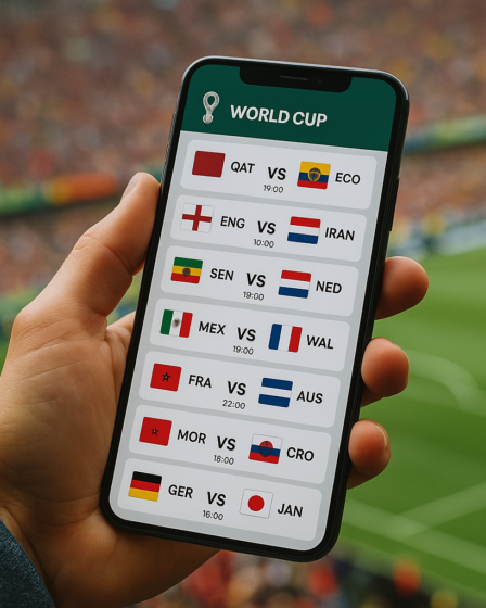 Aplicativos para Montar Jogos da Copa do Mundo