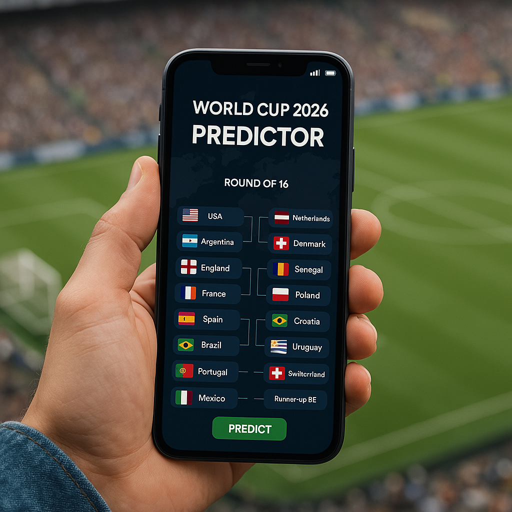 Aplicativo grátis para prever a Copa do Mundo 2026