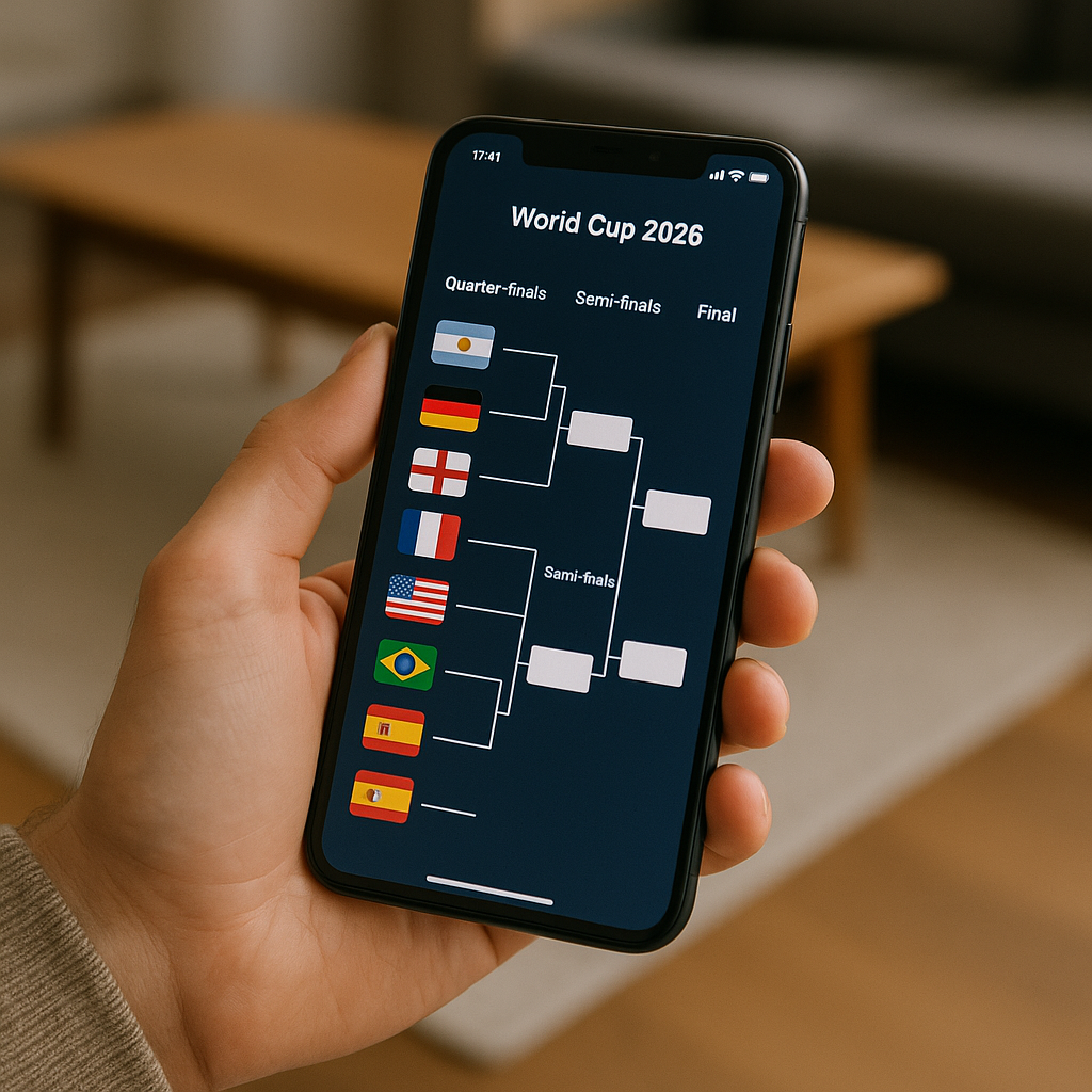 Simular confrontos da Copa do Mundo 2026 no celular