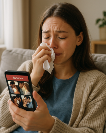 Descubra os melhores apps de filmes de romance para chorar hoje