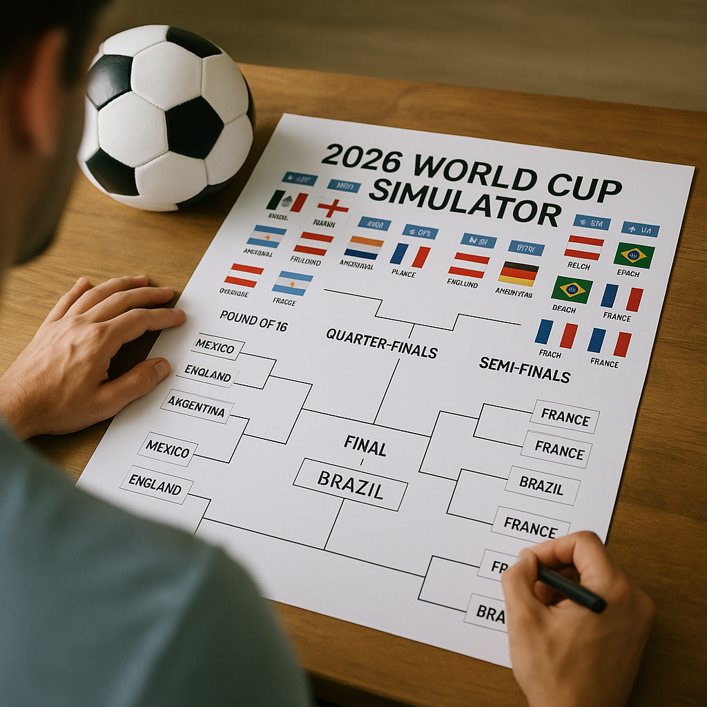 Simulador Copa 2026: Descubra o Próximo Campeão!