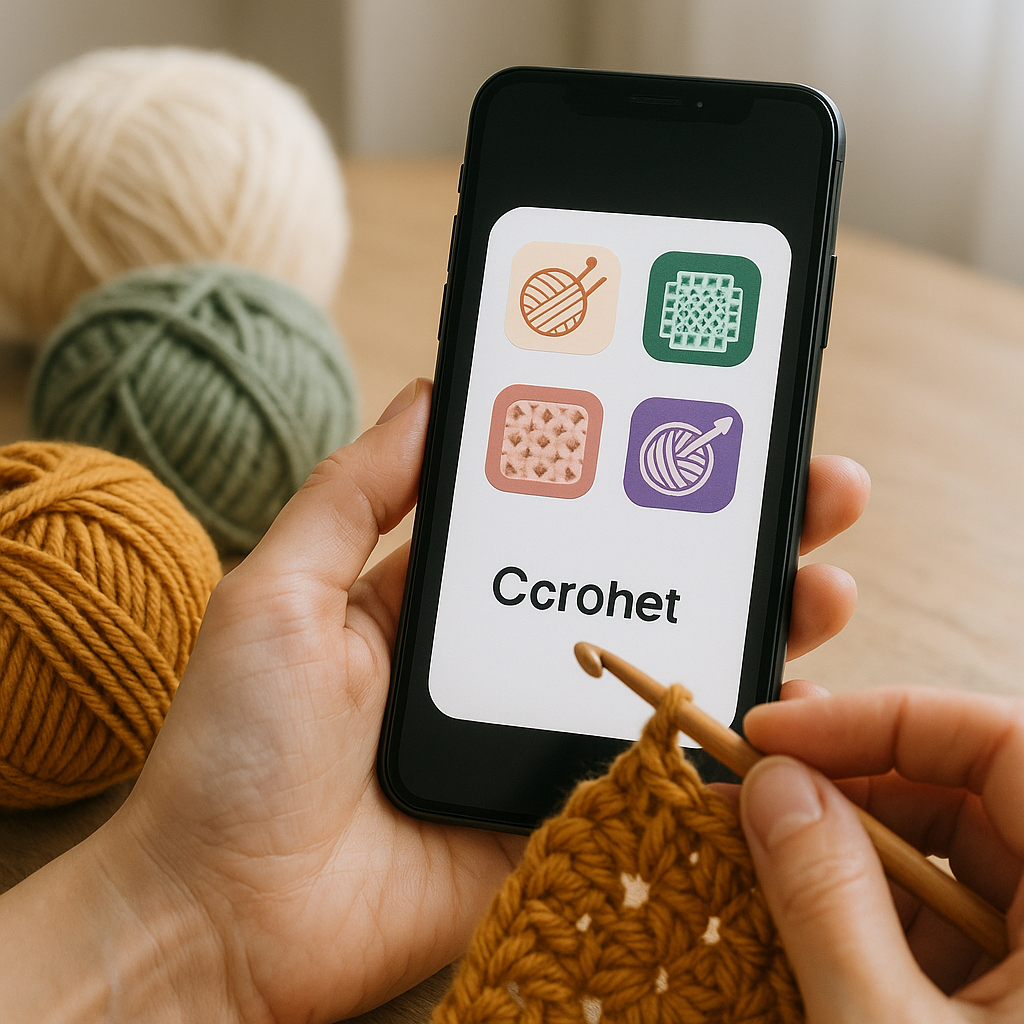 Os melhores aplicativos de crochê para você usar